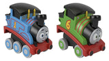 Bundle of 2 |Thomas & Friends Press n' Go Stunt Train Engine Racing (Thomas + Percy)