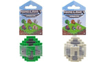 Bundle of 2 - Minecraft Spawn Egg Mini Figure |Green Creeper + Gray Ghast