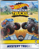 Complete Set of 8 |Hot Wheels Monster Trucks Mini Blind Box Yellow Wave Series 1