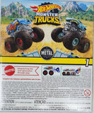 Set of 3 |Hot Wheels Monster Trucks Mini Blind Box Yellow Wave Series 1