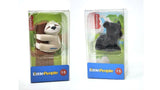 Bundle of 2 |Fisher-Price Little People Single Animal (Sloth + Leopard)