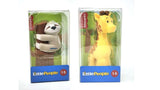 Bundle of 2 |Fisher-Price Little People Single Animal (Sloth + Giraffe)