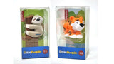 Bundle of 2 |Fisher-Price Little People Single Animal (Sloth + Tiger)