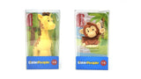 Bundle of 2 |Fisher-Price Little People Single Animal Giraffe + Monkey)