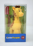 Bundle of 2 |Fisher-Price Little People Single Animal Giraffe + Monkey)