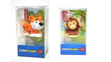 Bundle of 2 |Fisher-Price Little People Single Animal (Tiger + Monkey)