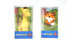 Bundle of 2 |Fisher-Price Little People Single Animal (Giraffe + Fox)