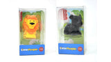 Bundle of 2 |Fisher-Price Little People Single Animal (Lion + Leopard)