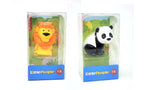 Bundle of 2 |Fisher-Price Little People Single Animal (Lion + Panda)