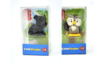 Bundle of 2 |Fisher-Price Little People Single Animal (Leopard + Owl)