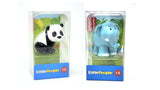 Bundle of 2 |Fisher-Price Little People Single Animal (Panda + Elephant)
