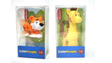 Bundle of 2 |Fisher-Price Little People Single Animal (Tiger + Giraffe)