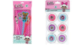 Bundle of 2 |L.O.L. Surprise! Party Favors - (Lip Gloss Set & Glow in The Dark Wands)