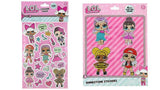 Bundle of 2 |L.O.L. Surprise! Party Favors - (Sticker Pack & Rhinestone Sticker)