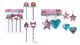 Bundle of 2 |L.O.L. Surprise! Party Favors - (Silicone Pen Pack & Sequin Keychains)