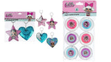 Bundle of 2 |L.O.L. Surprise! Party Favors - (Lip Gloss Set & Plush Flip Sequin Keychains)