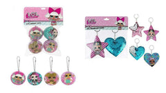 Bundle of 2 |L.O.L. Surprise! Party Favors - (Squishy Toys & Sequin Keychains)