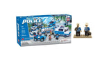 Brictek Building Construction Sets Big Police Station + Free 2pcs Police Figurine Set