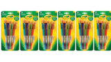 Set of 6 |Crayola 5pcs Brushes - Flat, Angled, & Round Brush Set