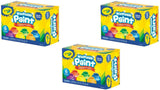 Set of 3 |Crayola Washable Kids Paint, 6 Count, Kids At Home Activities, Painting Supplies, Gift, Assorted