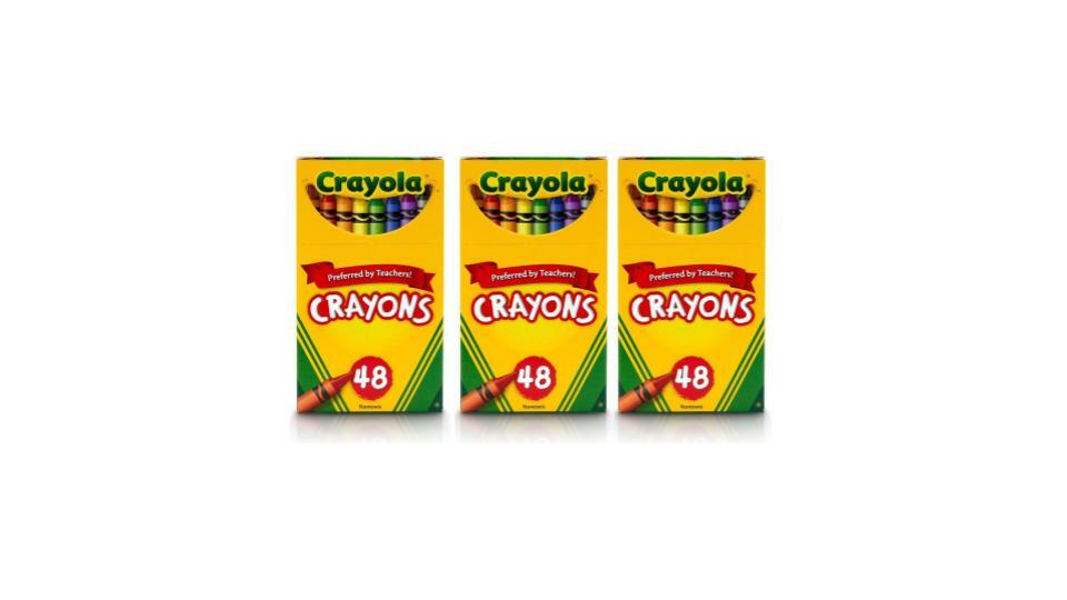 Set of 3 |Crayola Crayons, School Supplies, Assorted Colors, 48 Count