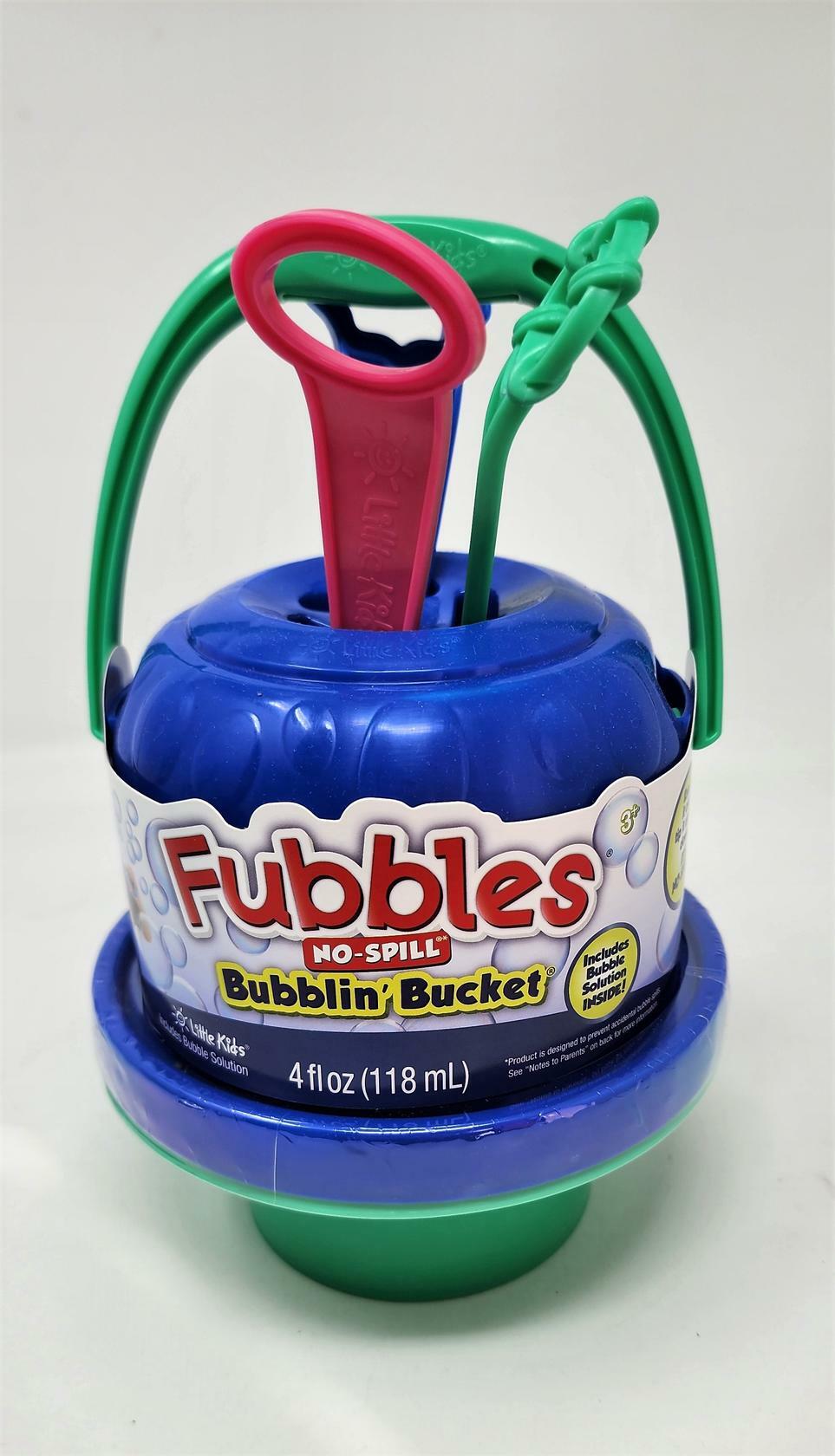 Little Kids Fubbles No Spill Big Bubblin' Bucket Outdoor Multicolored - Dark Blue