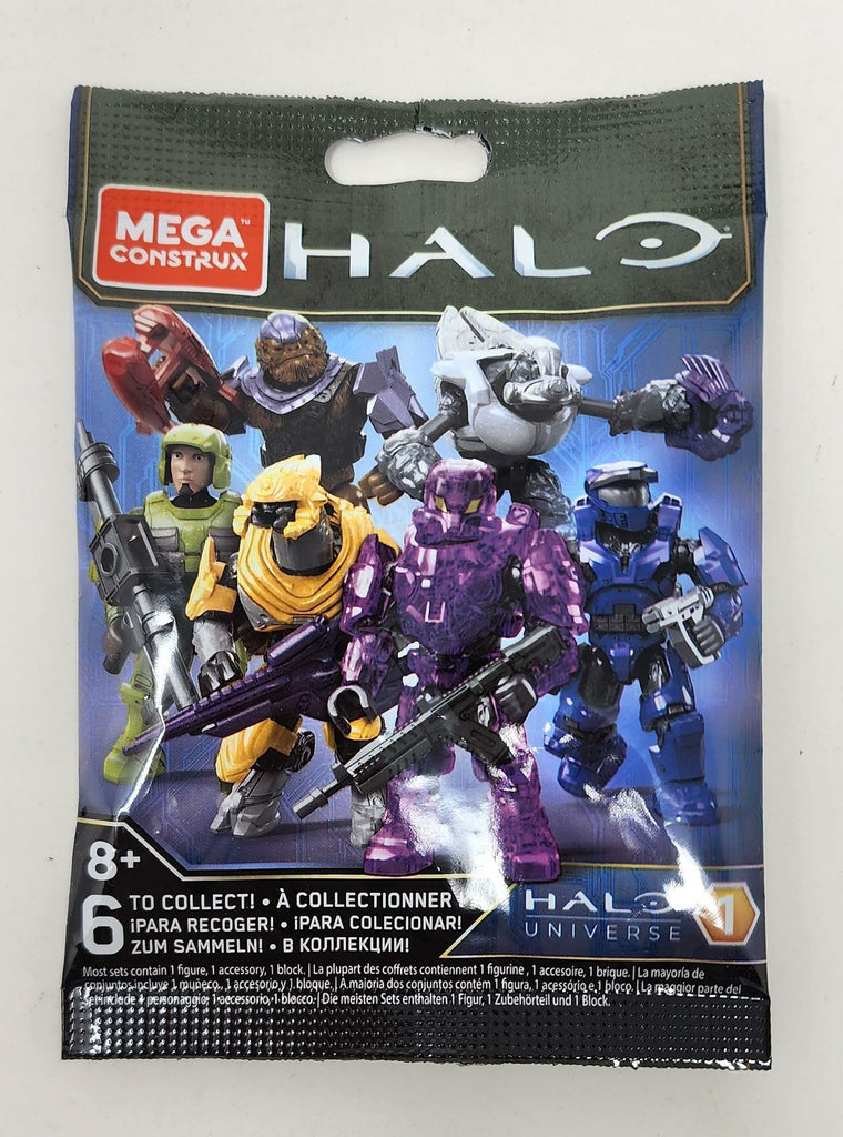 Mega Contrux Halo Universe Series 1 Minifigure Pack |1 Sealed Random Figure Pack