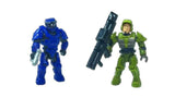 Bundle of 2 |Mega Construx Halo Universe Series 1 Minifigures (Spartan MK V & UNSC Marine)