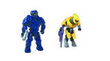 Bundle of 2 |Mega Construx Halo Universe Series 1 Minifigures (Spartan MK V & Elite Minor)