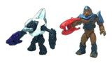 Bundle of 2 |Mega Construx Halo Universe Series 1 Minifigures (Grunt Ultra & Covenant Brute Major)