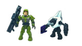 Bundle of 2 |Mega Construx Halo Universe Series 1 Minifigures (UNSC Marine & Grunt Ultra)