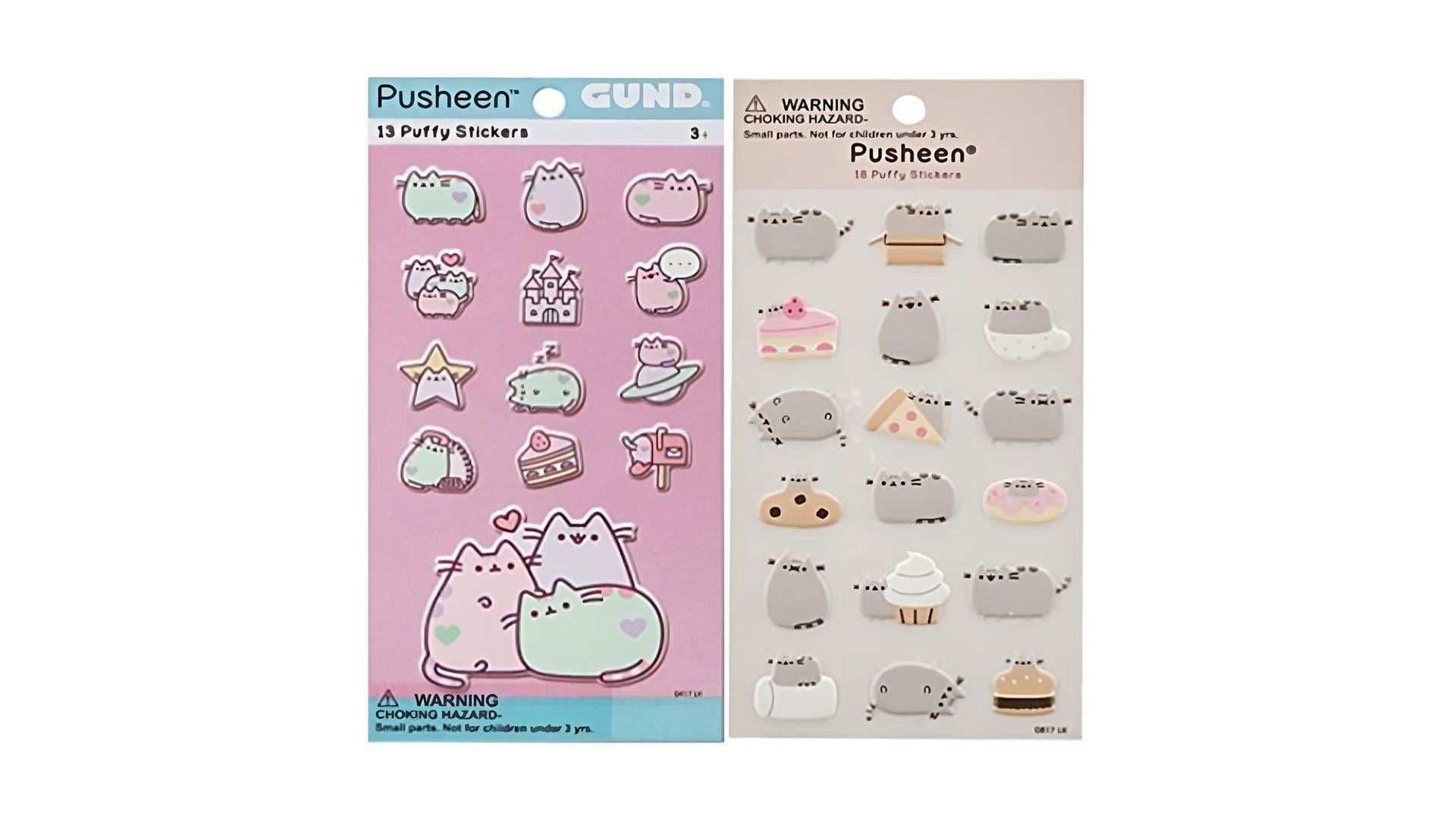 Bundle of 2 |Gund Pusheen Sticker Sheets