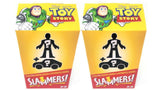 Set of 2 |Fisher Price Disney Pixar Toy Store Imaginext Slammers! Buzz or Alien Mystery Box - Randomly Selected (BUNDLE)