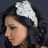 Ornate Side Accented Russian Tulle Cap Clip 9643