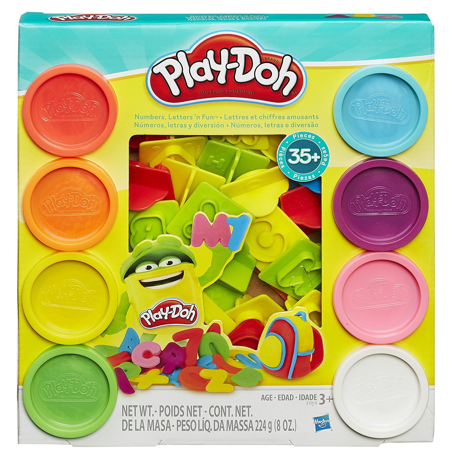 Pack of 2 - Play-Doh Numbers Letters N' Fun by Hasbro