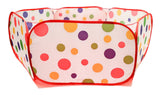 Viahart 53 Inch Polka Dot Playpen Ball Pit With Convenient Zippered Compact Storage & Carrying Case / Indoor Or Outdoor Use