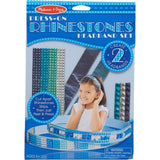 Melissa & Doug Press-On Rhinestones Headband-Making Set (Makes 2 Headbands)