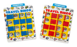 Melissa & Doug Flip to Win Travel Bingo Game - 2 Wooden Game Boards, 4 Double-Sided Cards