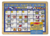 Melissa & Doug Deluxe Wooden Magnetic Calendar With 134 Magnets