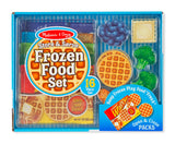 Melissa & Doug Store and Serve Frozen Food Resealable Cloth Bags With Wooden Play Food