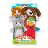 Melissa & Doug Playful Pets Hand Puppets (Set of 4)