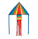 Melissa & Doug Rainbow Rocket Delta Kite (39-Inch Wingspan)