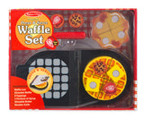 Toddler Melissa & Doug 'Press & Serve' Wooden Waffle Set