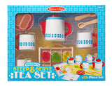 Melissa & Doug Wooden Steep & Serve Tea Set