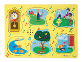 Melissa & Doug Nursery Rhymes 2 - Sound Puzzle 6pc