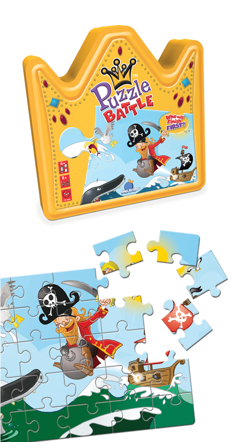 Blue Orange Puzzle Battle: Pirates