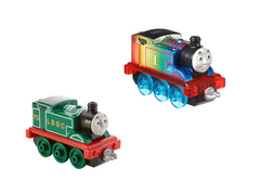 2 Items Bundle: Special Edition Trains - Rainbow Thomas & Original Thomas Trains