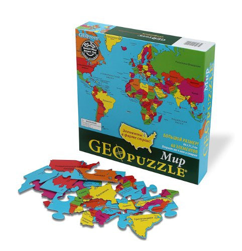 GeoToys Geopuzzle World (Russian)