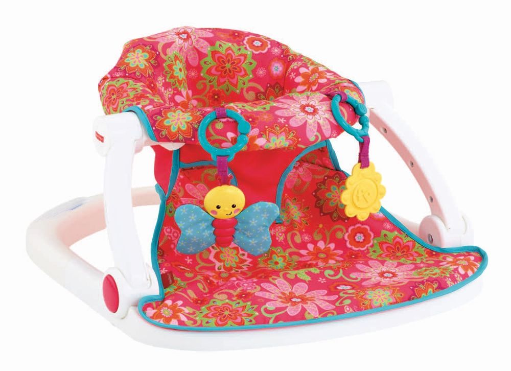 Fisher Price Sit-Me-Up Floor Seat – Floral Pattern CJH56