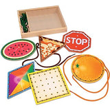 Melissa & Doug Shapes Lace and Trace Panels